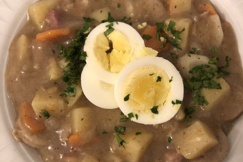 Schlesische Zurek - Volkornrogenmehlsuppe