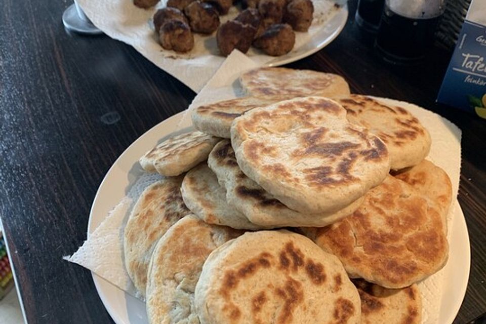 Schnelles Pfannenbrot