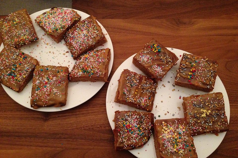 Lebkuchen vom Blech