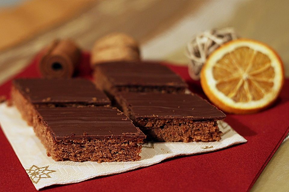 Lebkuchen vom Blech