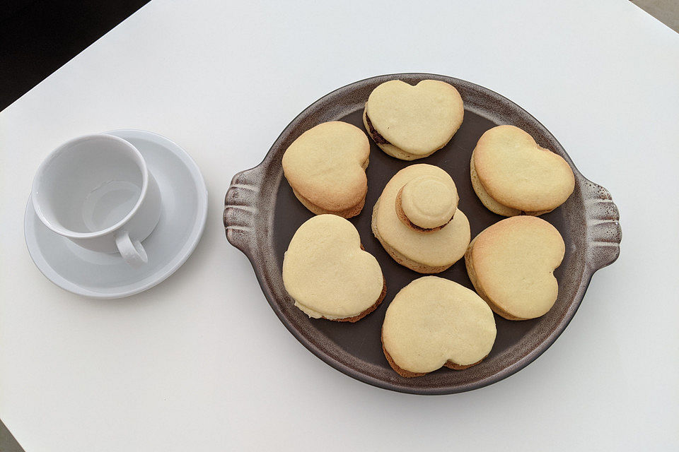 Alfajores mit Haselnusscreme