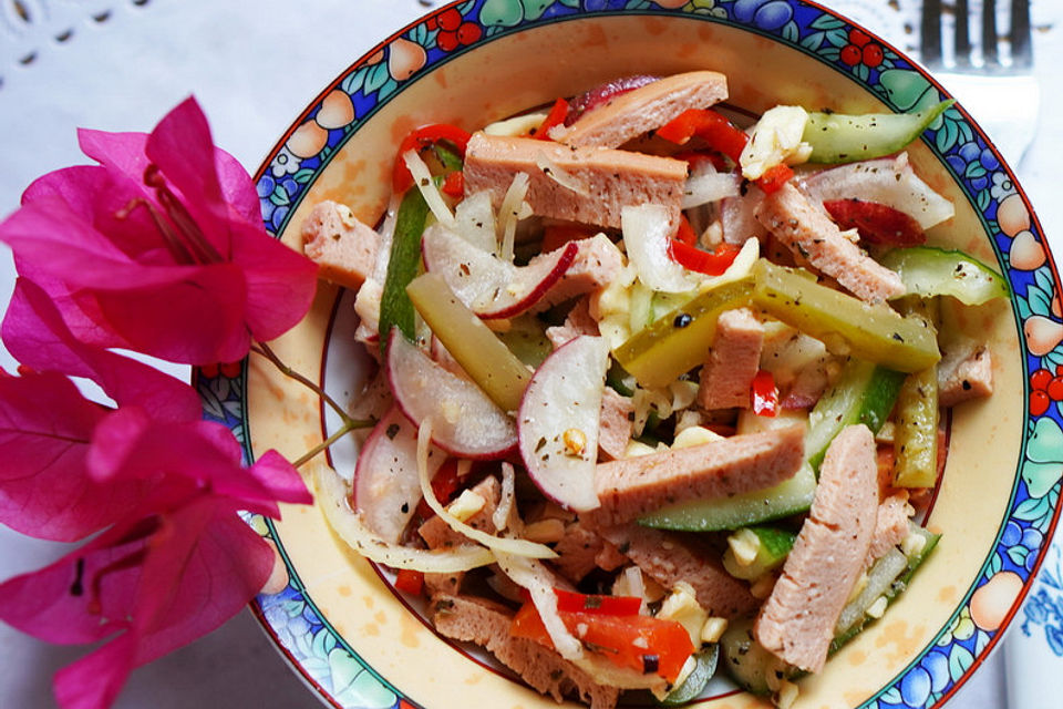 Freiburger Wurstsalat mit Radieschen