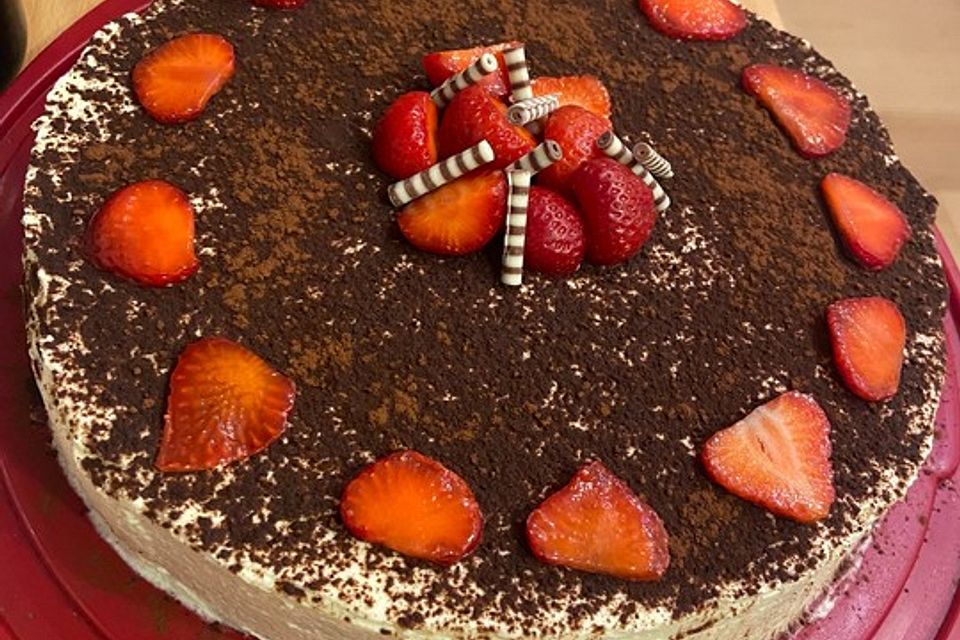 Tiramisu-Erdbeertorte