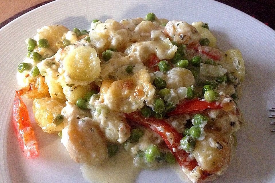 Gnocchi - Gemüse - Auflauf