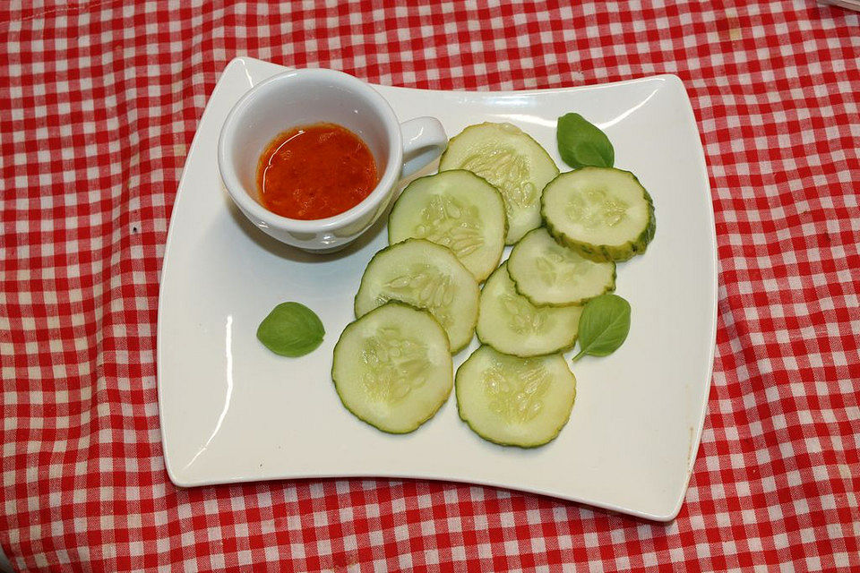 Honig-Ajvar-Dressing