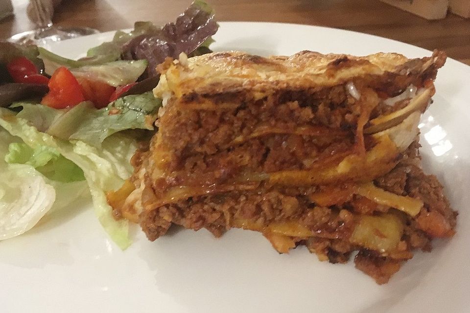 Lasagne mit französischer Bolognese