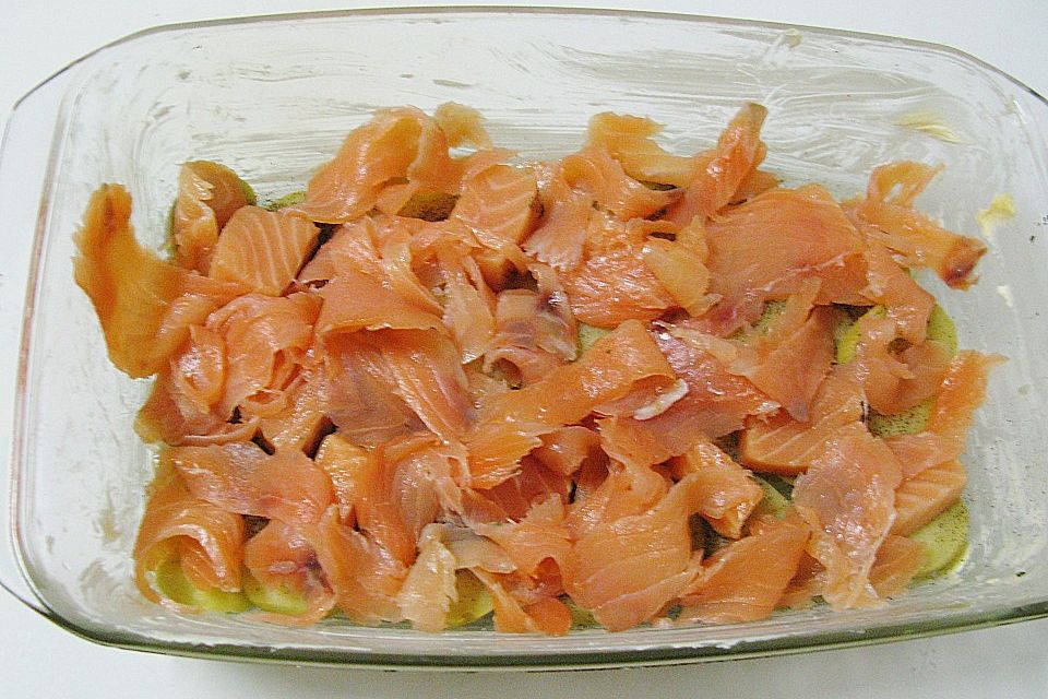 Lachs im Gemüsebett