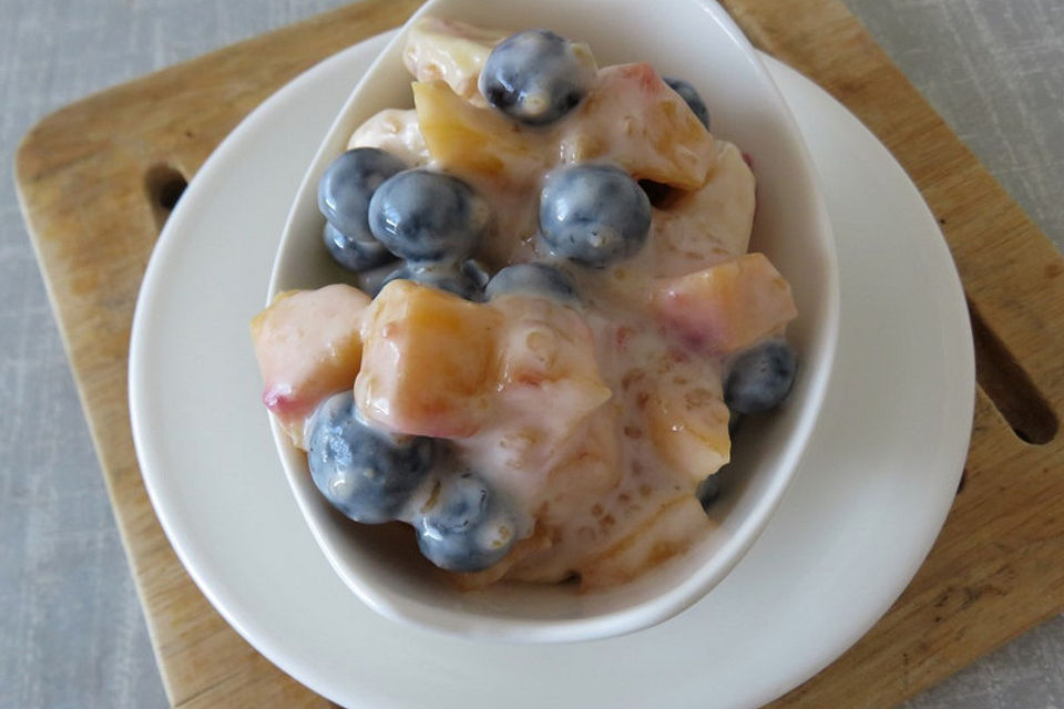 Fruchtsalat mit Leinsamen