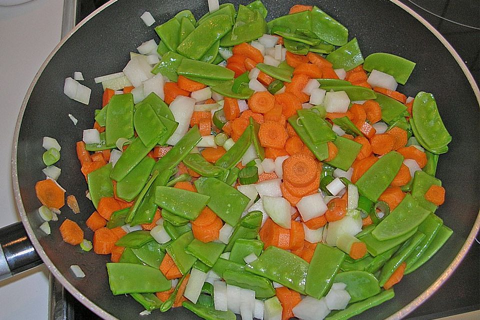 Gnocchi in Gemüsesauce