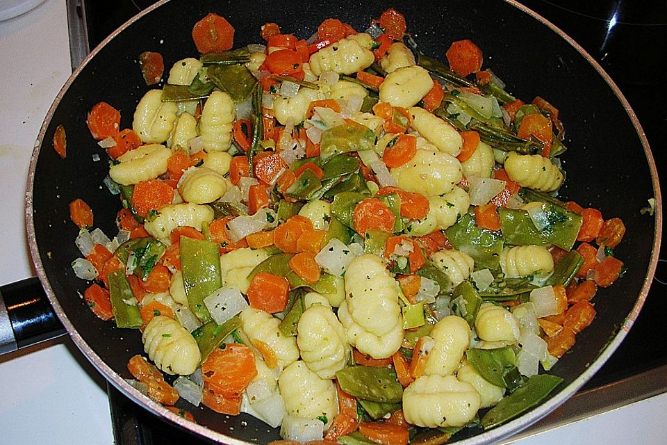 Gnocchi in Gemüsesauce