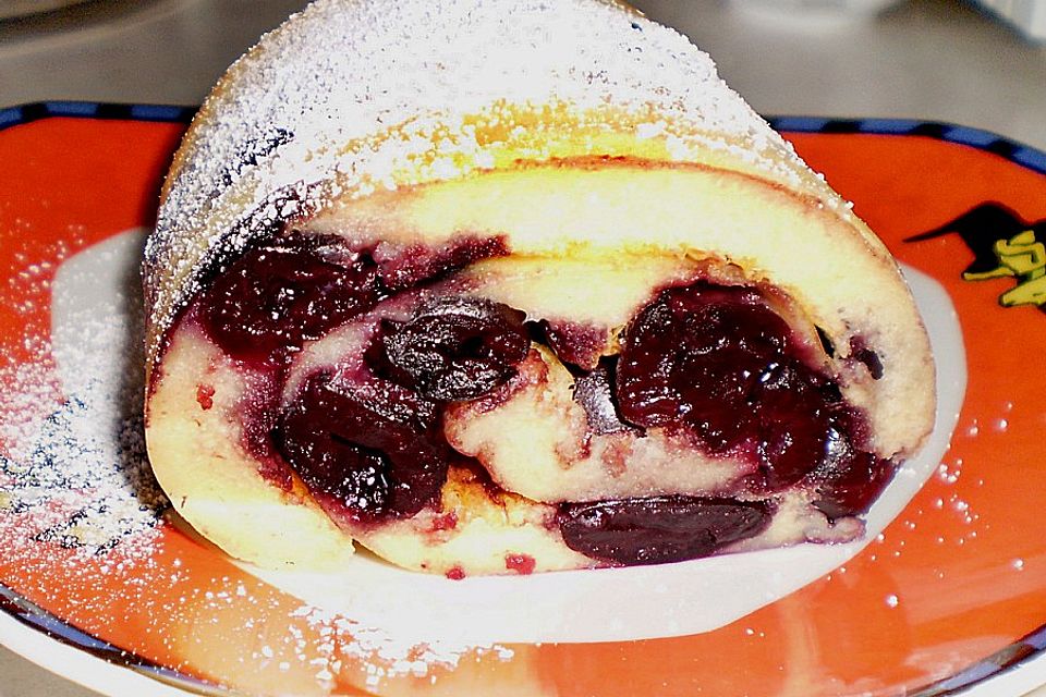 Kirsch - Pfannkuchen vom Blech