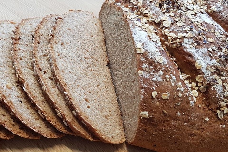 Einfaches Buttermilch - Vollkornbrot