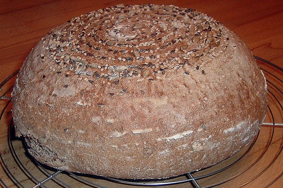 Einfaches Buttermilch - Vollkornbrot