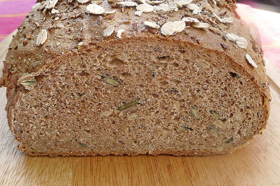 Einfaches Buttermilch - Vollkornbrot