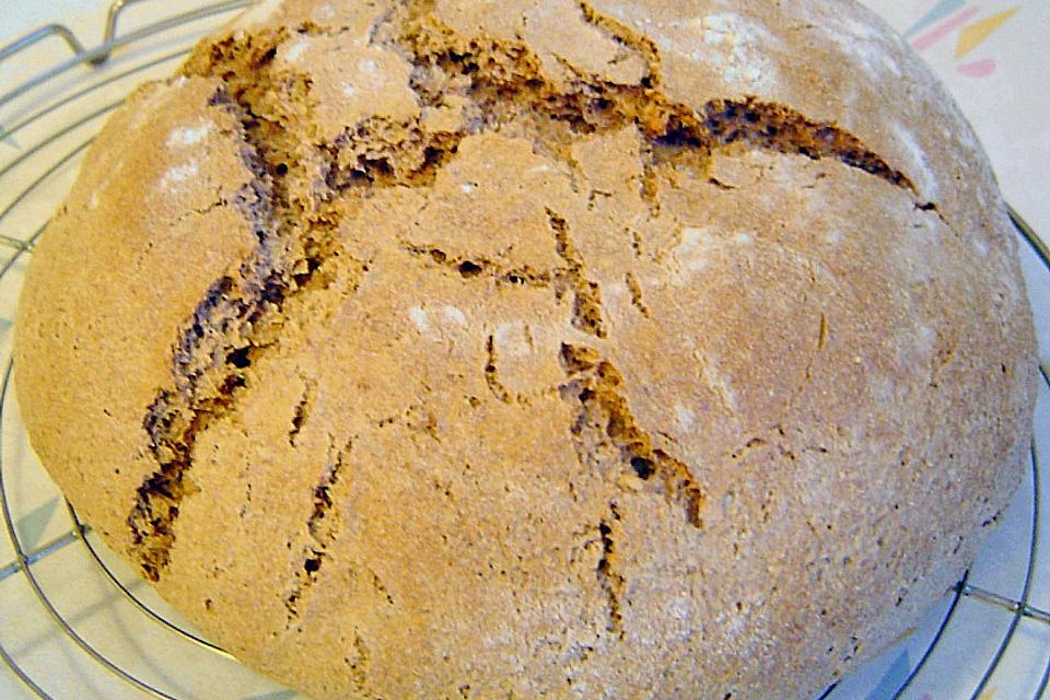 Einfaches Buttermilch - Vollkornbrot