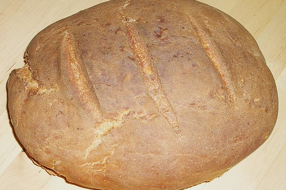 Einfaches Buttermilch - Vollkornbrot