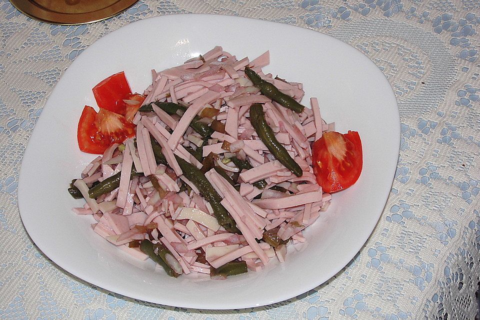 Grüner Wurstsalat