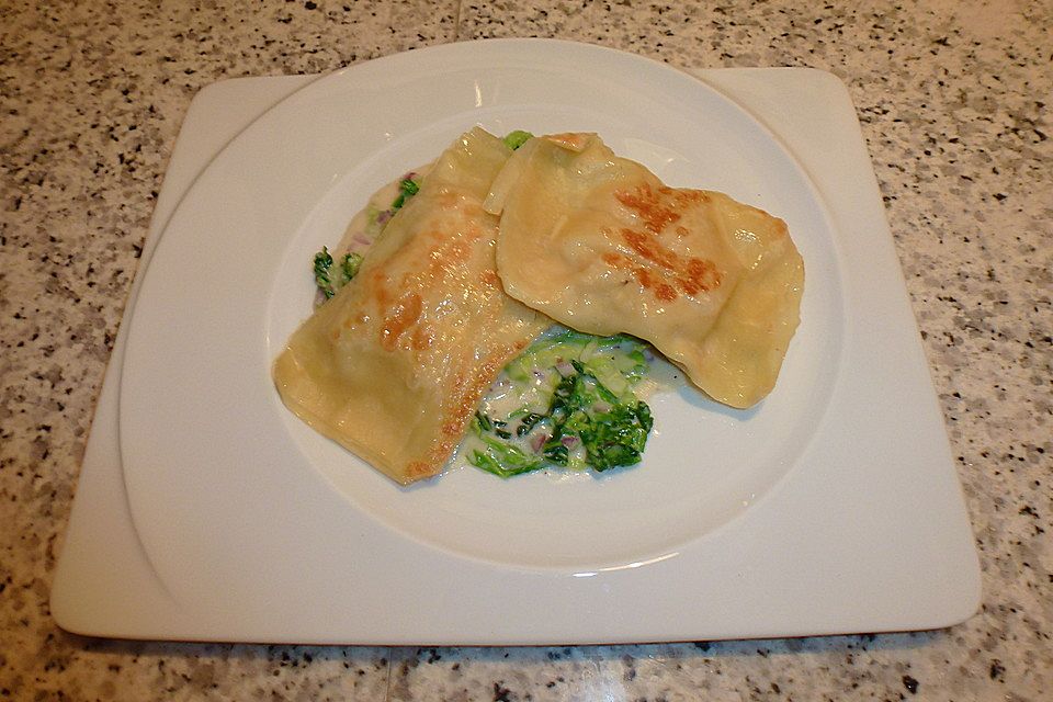 Zander - Lachs - Maultaschen