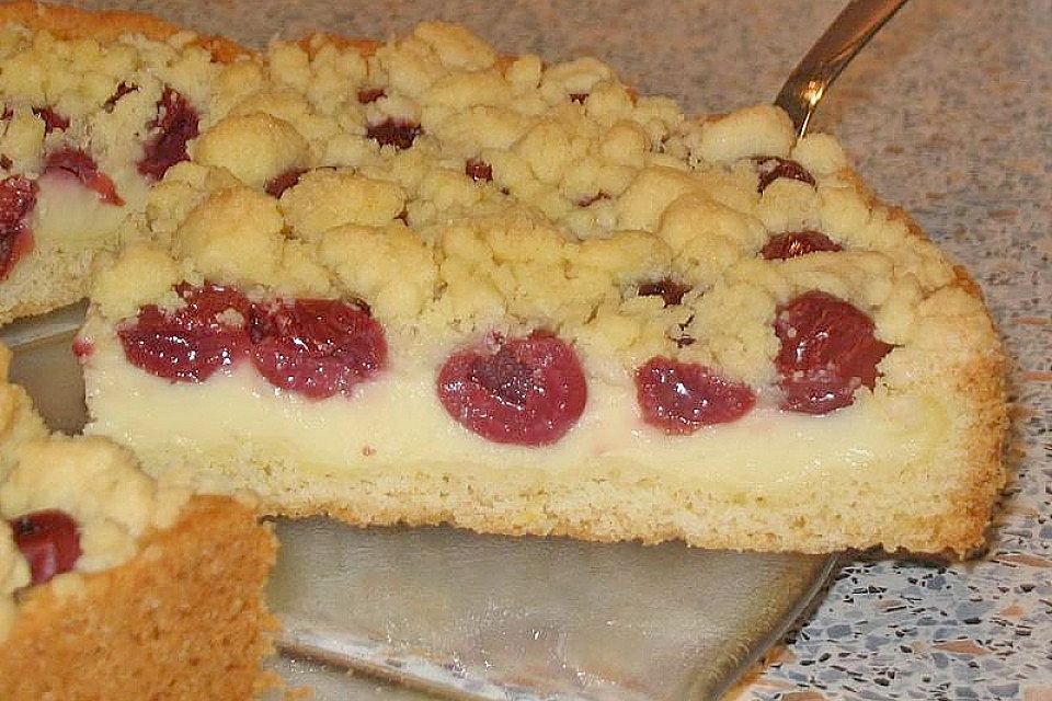 Pudding-Streusel-Kuchen