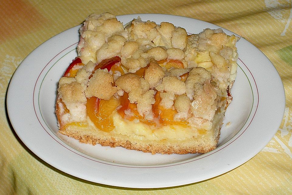 Pudding-Streusel-Kuchen