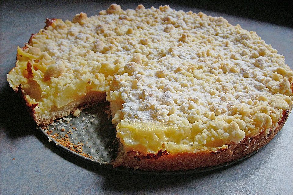 Pudding-Streusel-Kuchen