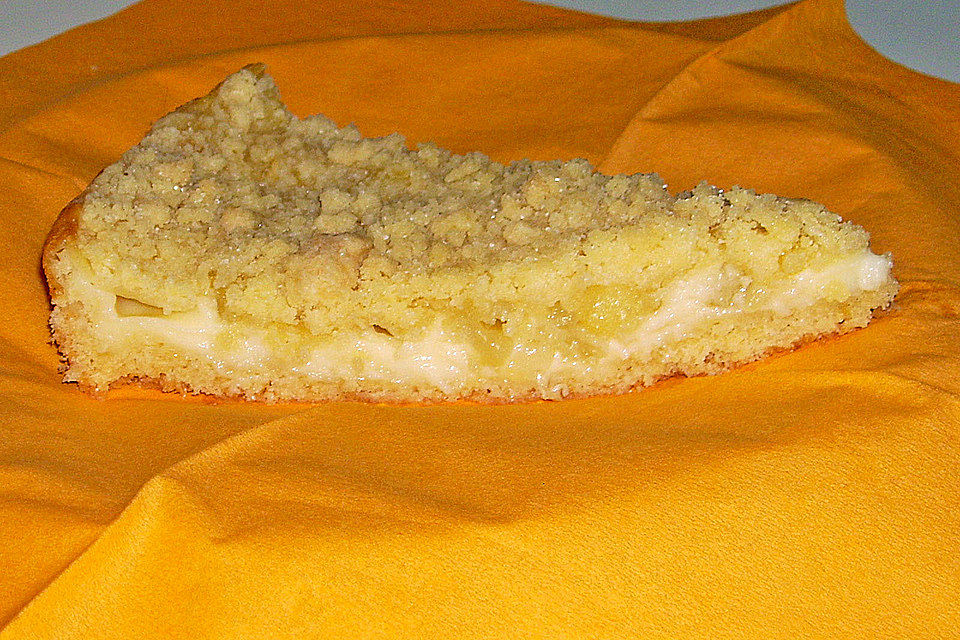 Pudding-Streusel-Kuchen