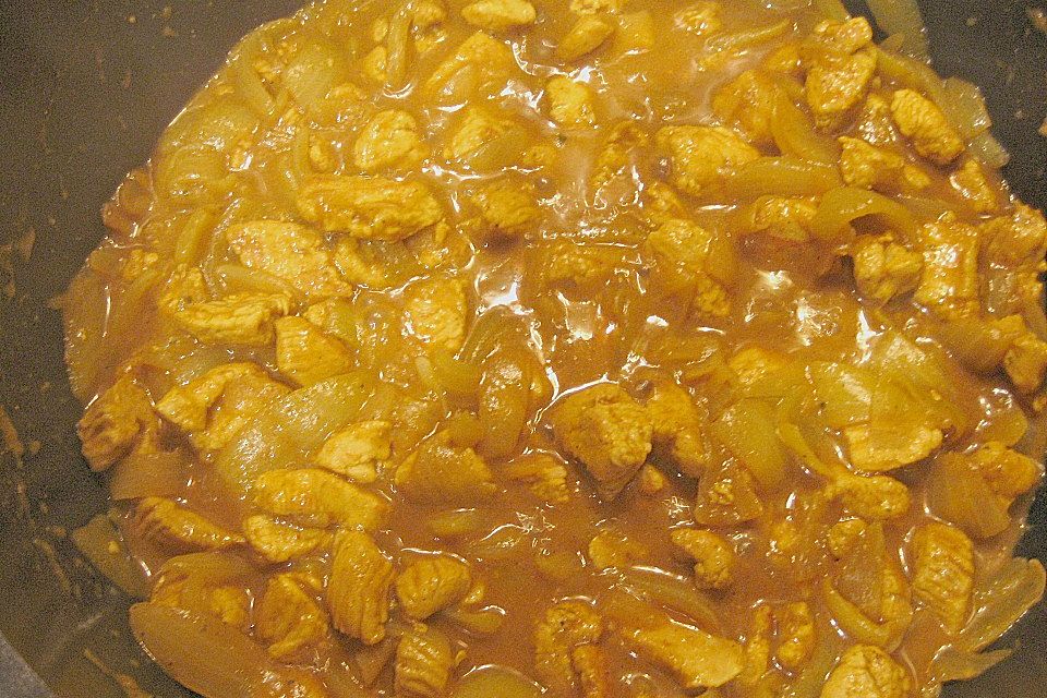 Puten - Currygulasch