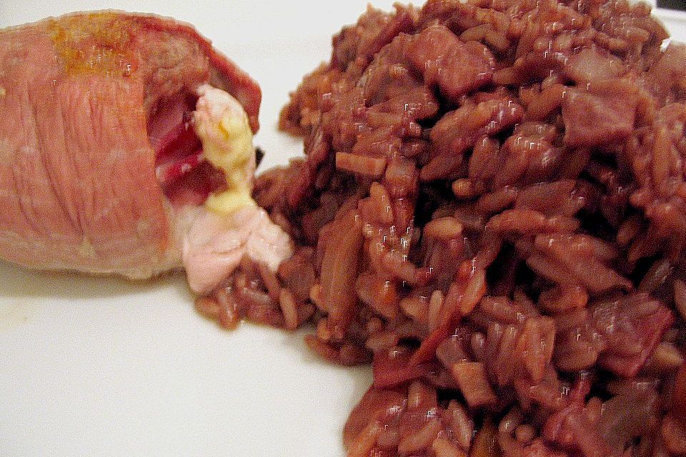 Leckeres Schweinefilet in Rotweinsoße