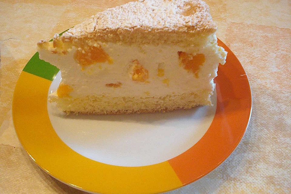 Käsesahne mit Mandarinen