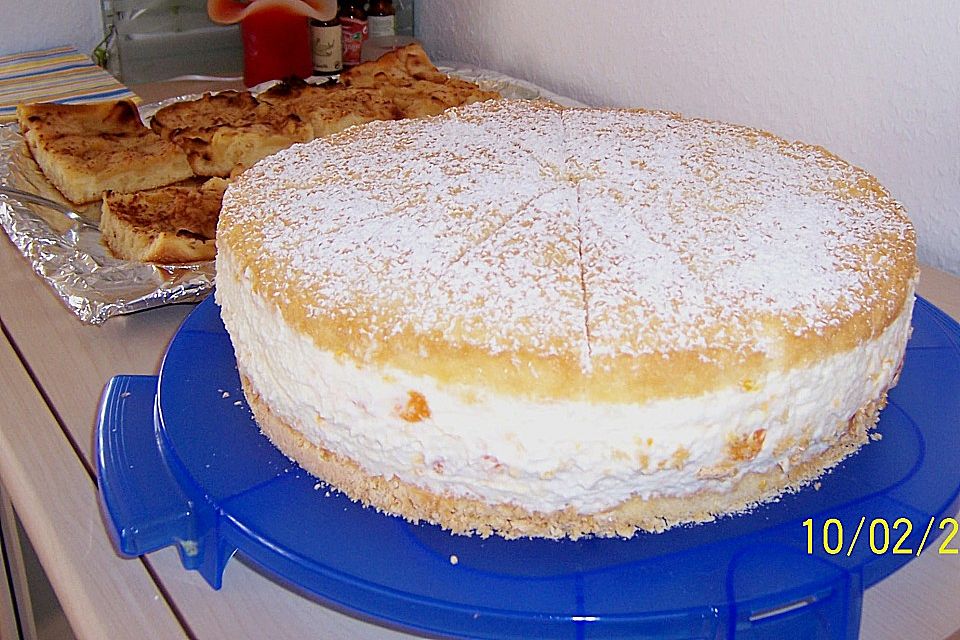 Käsesahne mit Mandarinen