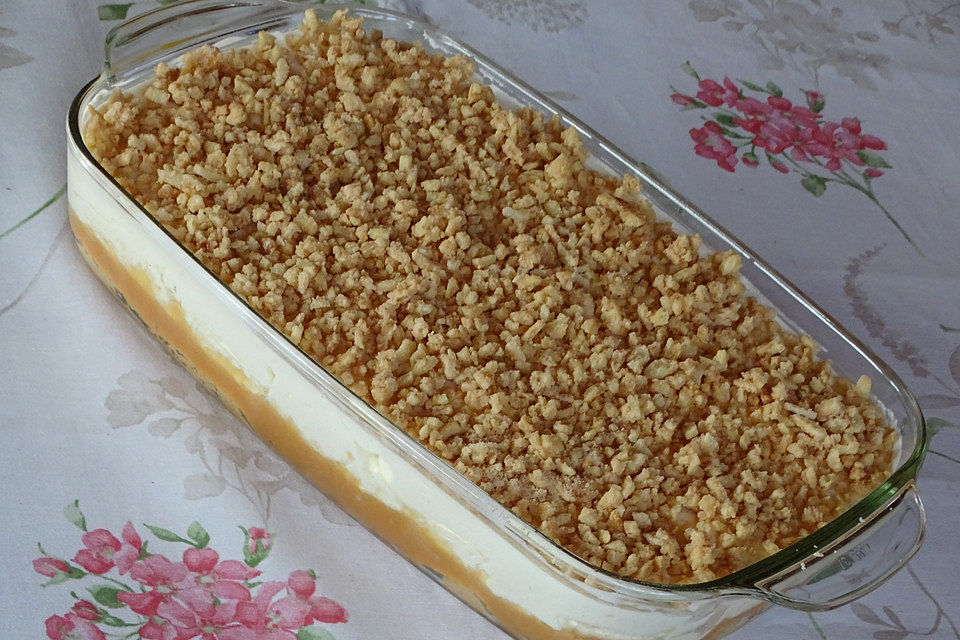 Apfel - Tiramisu mit Krokant