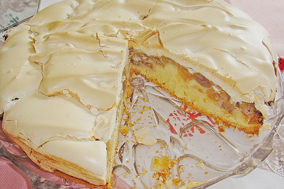 Stachelbeerkuchen mit Baiser