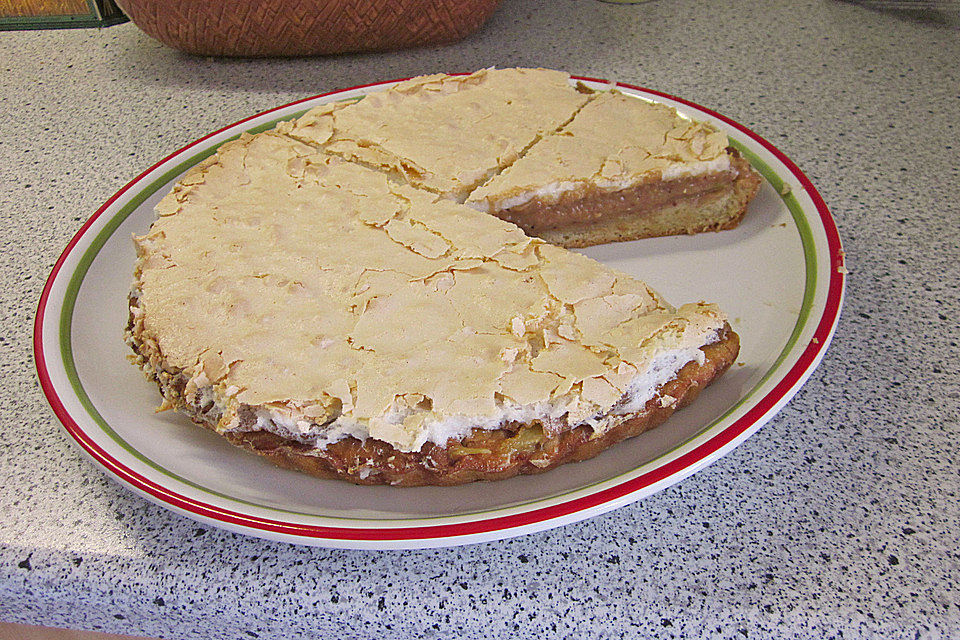 Stachelbeerkuchen mit Baiser