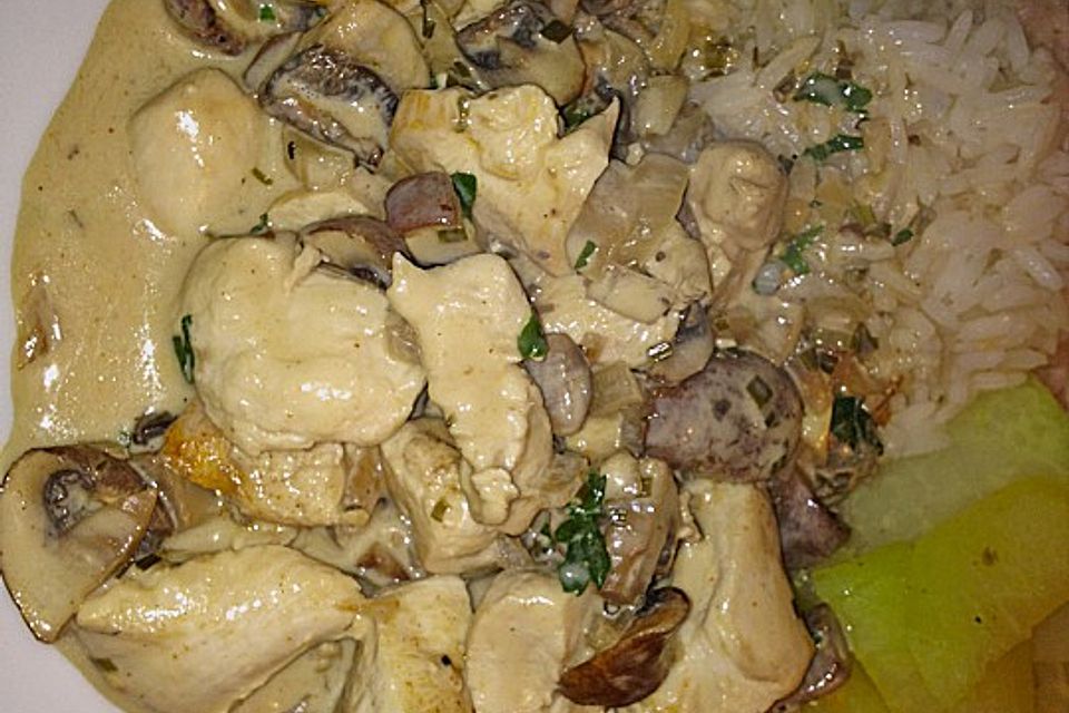 Geschnetzeltes mit Champignons