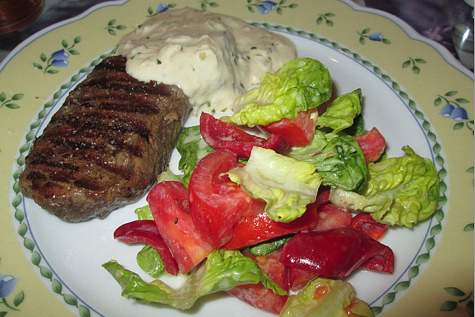 Rumpsteak mit Estragonsauce