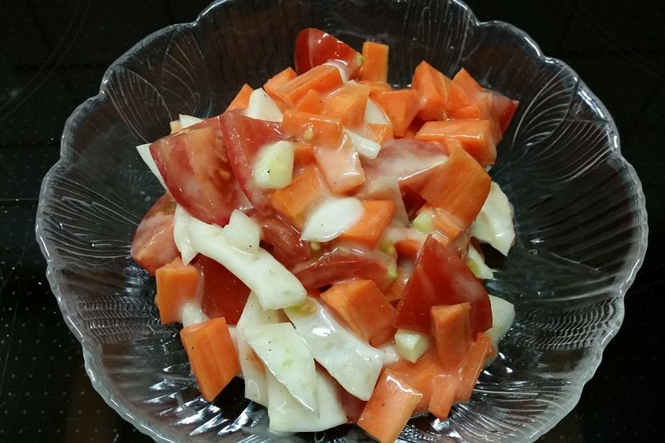 Wintersalat mit Fenchel