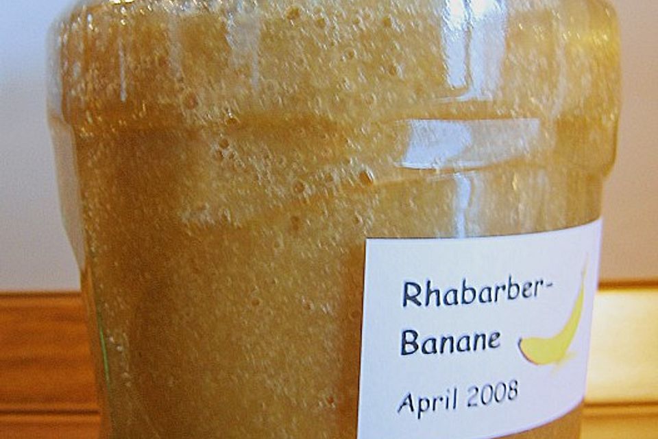 Rhabarber - Bananenmarmelade