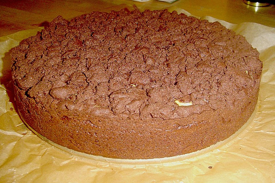 Krümeltorte mit Kirsch-Quarkfüllung