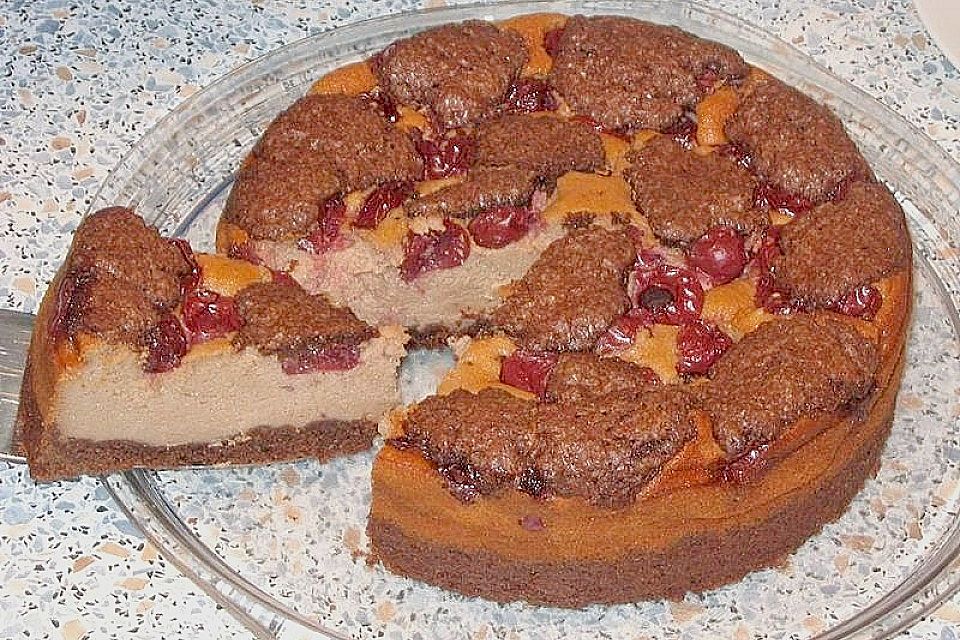 Cappuccino - Kirsch - Zupfkuchen