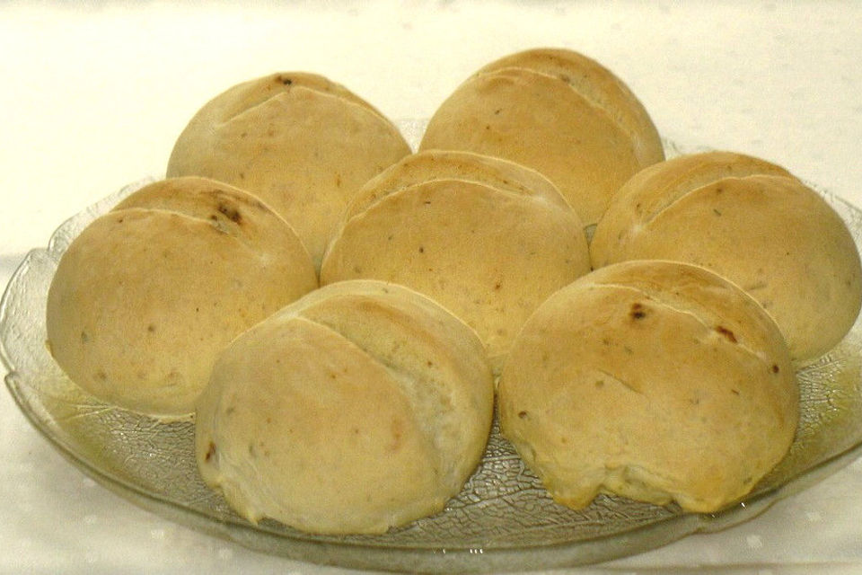 Pizza(teig)brötchen