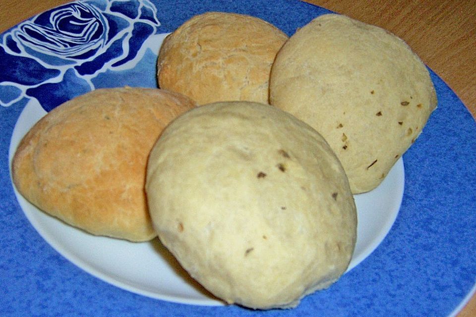 Pizza(teig)brötchen