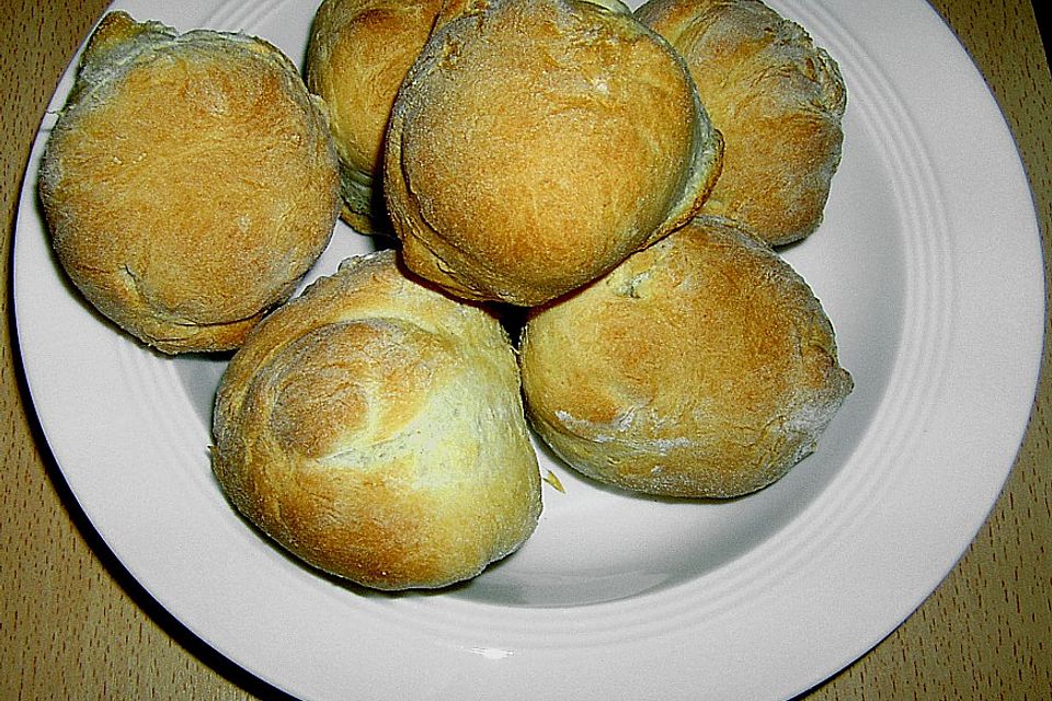 Pizza(teig)brötchen