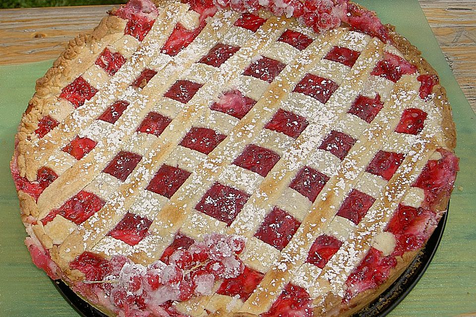 Johannisbeertarte mit Schmandcreme