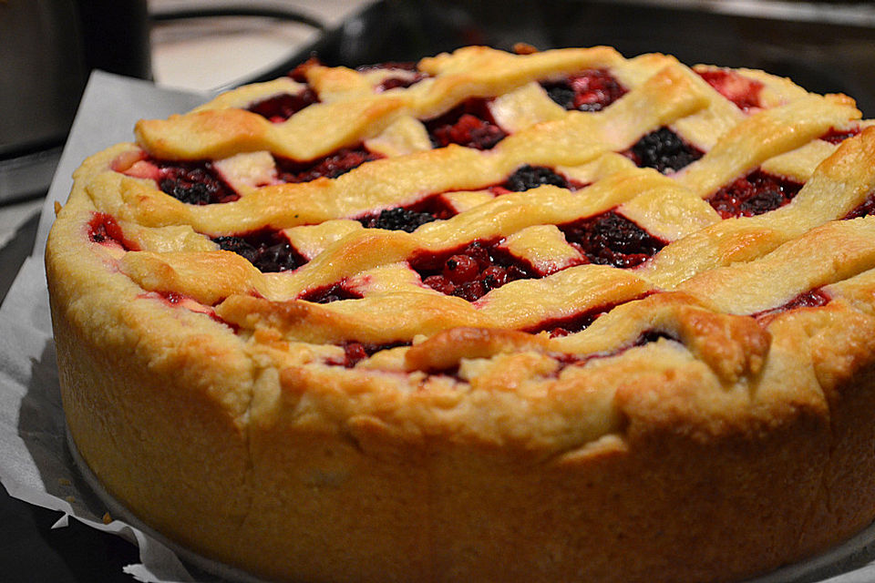 Johannisbeertarte mit Schmandcreme