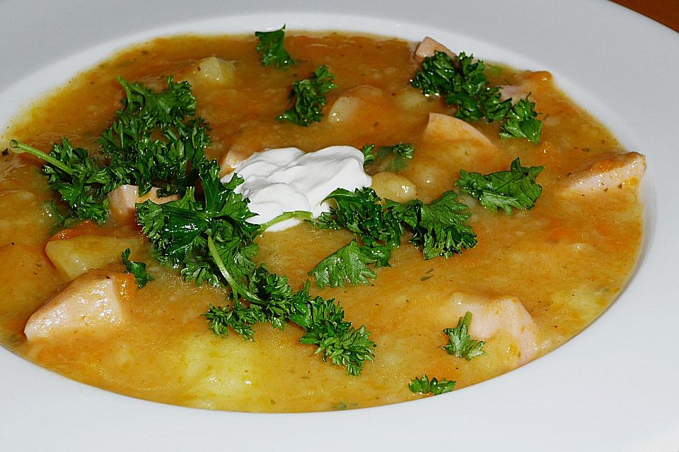 Kartoffel-Möhrensuppe