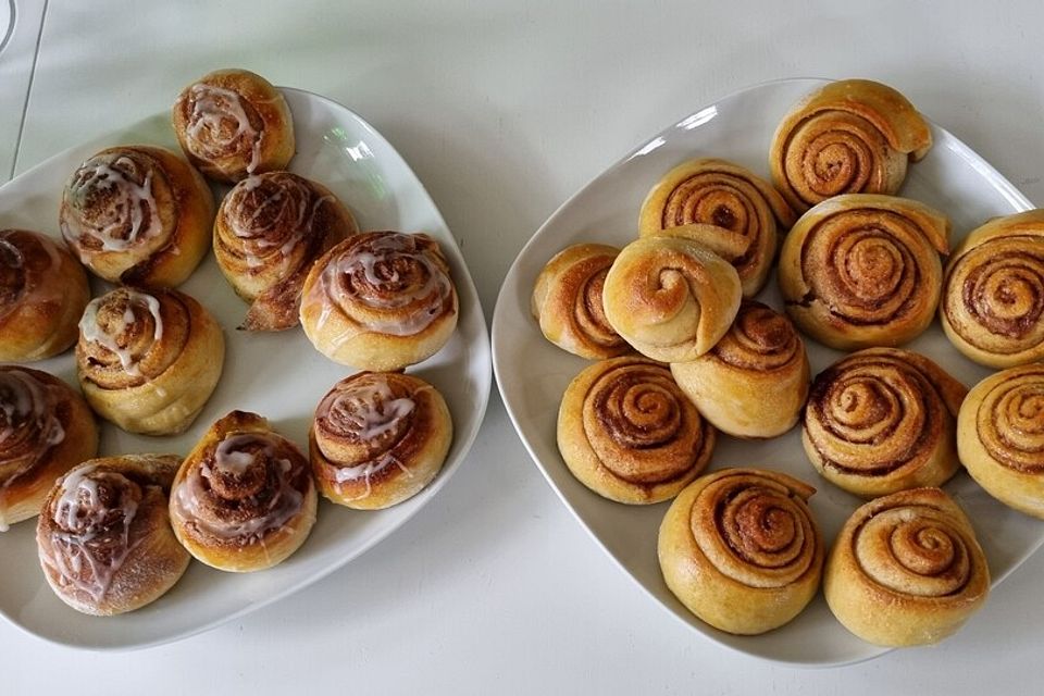 Schwedische Zimtschnecken