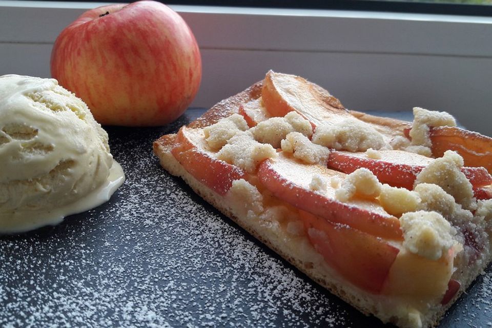 Apfel-Streuselkuchen vom Blech