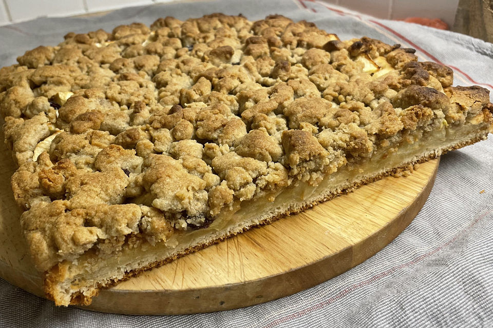 Apfel-Streuselkuchen vom Blech