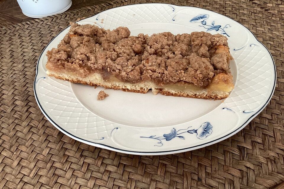 Apfel-Streuselkuchen vom Blech