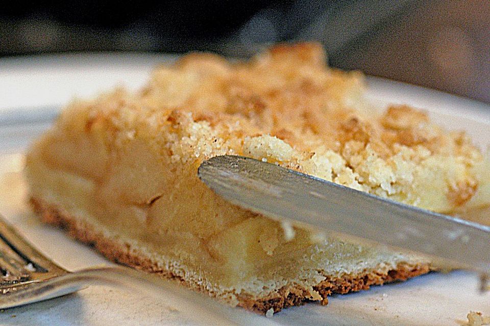 Apfel-Streuselkuchen vom Blech